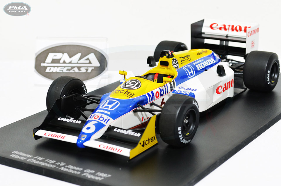 NELSON PIQUET 1987 WILLIAMS FW11B 1:18
